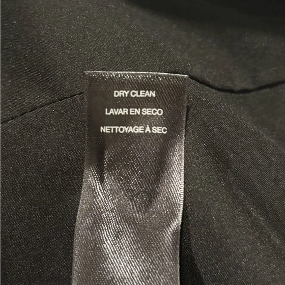 White House Black Market Black Vest with Leopard Lining - Picture 5 of 5